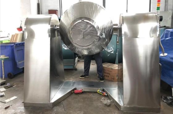 0.75 kw -15kw 산업적 믹서 기계 5000L 회전식 더블콘 진공 건조 장치