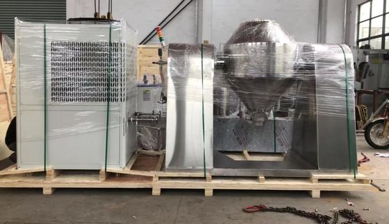 0.75 kw -15kw 산업적 믹서 기계 5000L 회전식 더블콘 진공 건조 장치